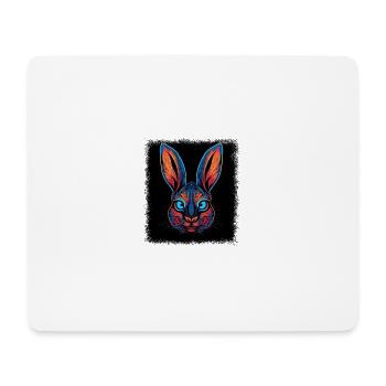 Bday Bunny Tooth Pâques pour les enfants Paroles d’humour - Tapis de souris (format paysage) - blanc - Devant