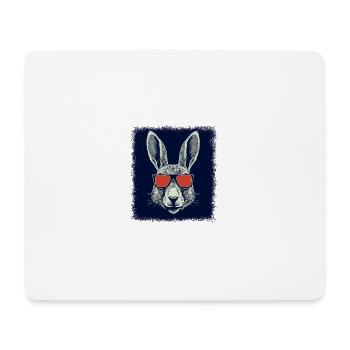 Refuge pour animaux d’écureuil Happy Awesome - Tapis de souris (format paysage) - blanc - Devant