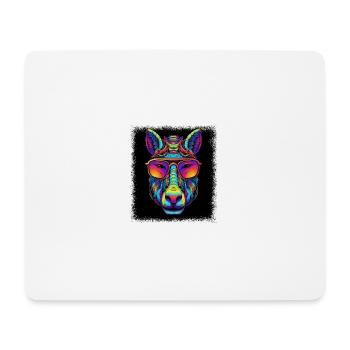 pur-sang citation cheval dictons cavalier - Tapis de souris (format paysage) - blanc - Devant
