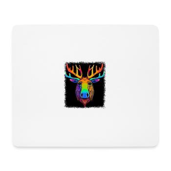 canadian moose jokes antlers canada moose caution - Mousepad (Querformat) - Weiß - Vorne