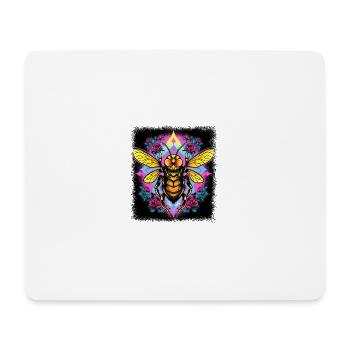 animal welfarists funny sayings bee product quote - Mousepad (Querformat) - Weiß - Vorne