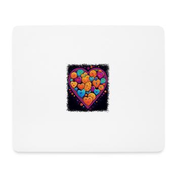 bear funny lgbt 30th anniversary human rights - Mousepad (Querformat) - Weiß - Vorne
