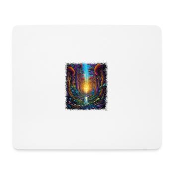 peace child hippie festival green funny quote - Mousepad (Querformat) - Weiß - Vorne