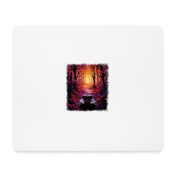 present peace for paris counterculture gift idea - Mouse Pad (horizontal) - white - Front