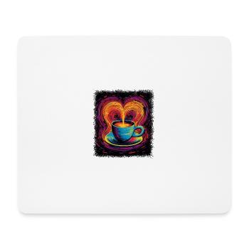 gift idea jokes bday coffee lover milk morning - Mousepad (Querformat) - Weiß - Vorne