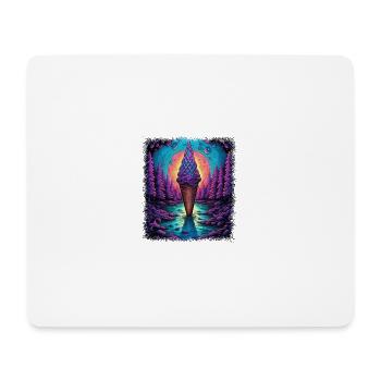 Cadeau 60s anniversaire Global Peace Fun Hippy Jokes - Tapis de souris (format paysage) - blanc - Devant