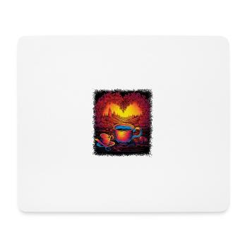 humor geek baby zebra statement that's the tea - Mouse Pad (horizontal) - white - Front