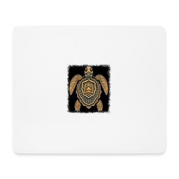 Blue Sea Turtle Sayings Jokes Diving Animal Park - Mouse Pad (horizontal) - white - Front