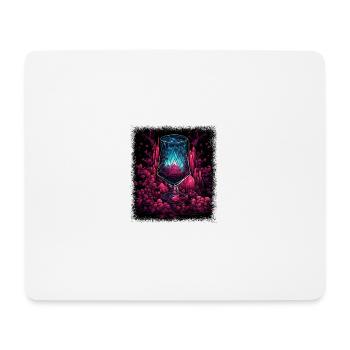 peace sign family birthday present idea 1960s geek - Mousepad (Querformat) - Weiß - Vorne