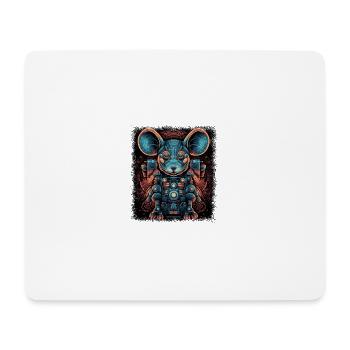 cool okay animated film present modest - Mousepad (Querformat) - Weiß - Vorne