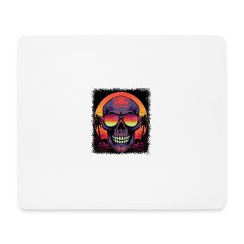 death humor drawing fuck you cute funny sayings - Mousepad (Querformat) - Weiß - Vorne