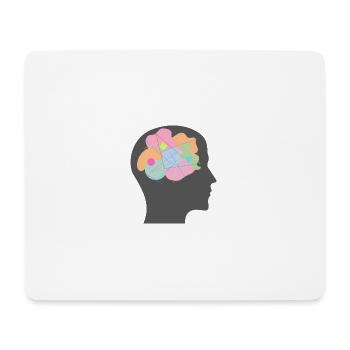 Creative Diversity Explosion - Art - ApriNoeScor - Mouse Pad (horizontal) - white - Front
