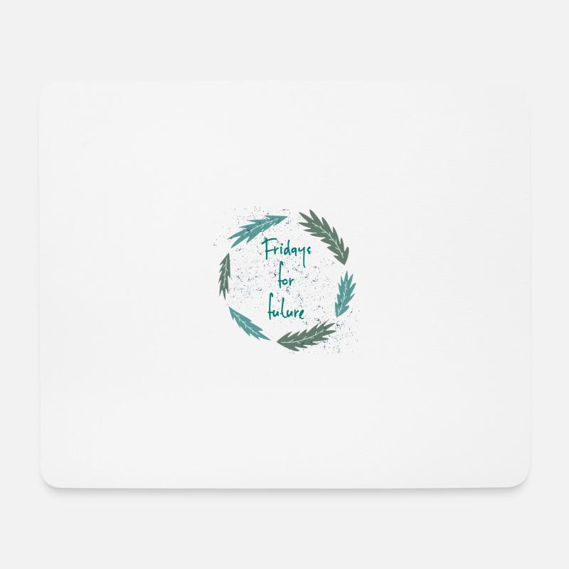 Fridays for future - Mouse Pad (horizontal) - white
