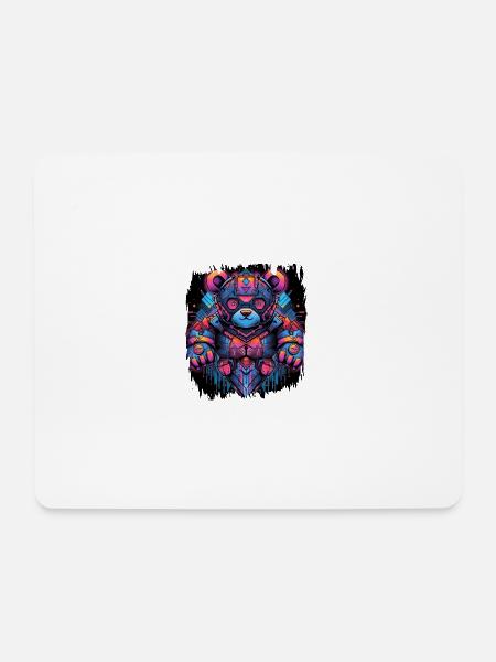 growler birthday koala grumbler funny giant panda - Mousepad (Querformat) - Weiß