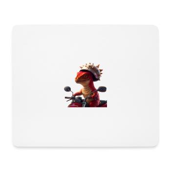Joyeux Dino - Tapis de souris (format paysage) - blanc - Devant