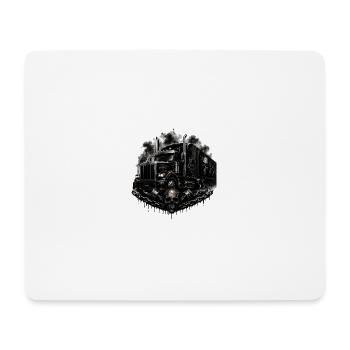 Trucker love - Mouse Pad (horizontal) - white - Front