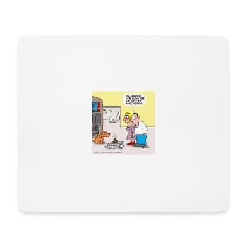 Steuererklärung - Mousepad (Querformat) - Weiß - Vorne