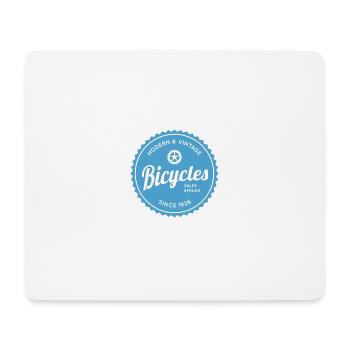 Bicyclettes modernes et vintage - Tapis de souris (format paysage) - blanc - Devant