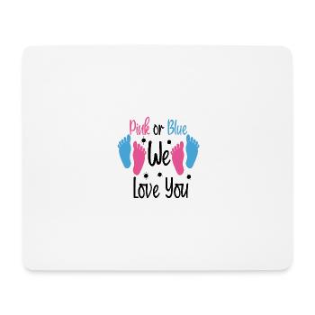 Grossesse Baby Shower Dicton - Tapis de souris (format paysage) - blanc - Devant