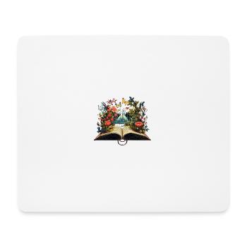 Jardin du Mot - Tapis de souris (format paysage) - blanc - Devant
