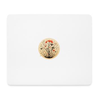 Kreativer Kreis - Mousepad (Querformat) - Weiß - Vorne