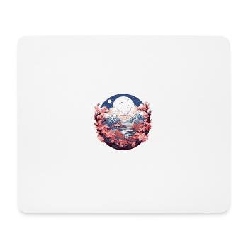 Sakura Peak - Mouse Pad (horizontal) - white - Front