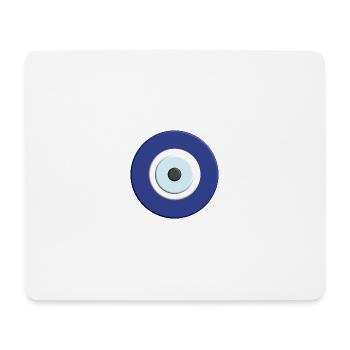 Nazar Boncuk - blaues Auge Schutz - Mousepad (Querformat) - Weiß - Vorne