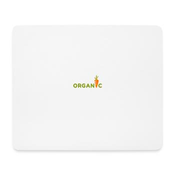 Organique. Bio. Mangez. - Tapis de souris (format paysage) - blanc - Devant