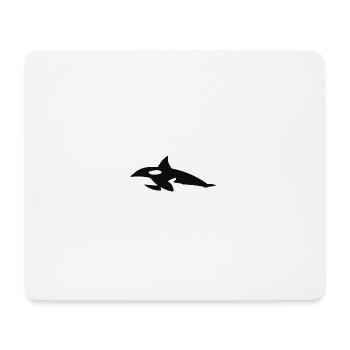 Idée cadeau cadeau baleine - Tapis de souris (format paysage) - blanc - Devant