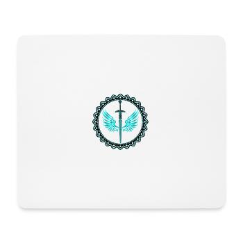 Winged sword - Mouse Pad (horizontal) - white - Front