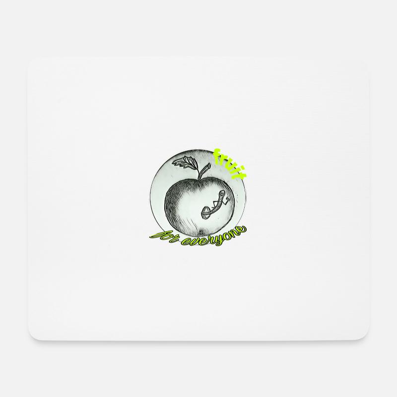 Obst - Mousepad (Querformat) - Weiß