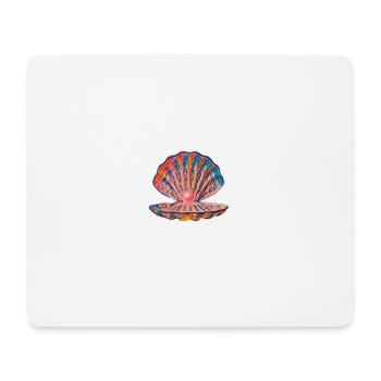 shell - Mouse Pad (horizontal) - white - Front
