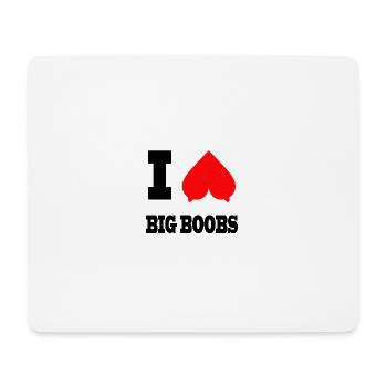 Heart Shape Geometric Pattern - Mouse Pad (horizontal) - white - Front