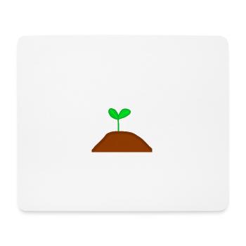 Small plant Natural growing plant - Mouse Pad (horizontal) - white - Front