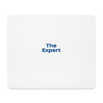 The Expert Typo Tee - Mouse Pad (horizontal) - white - Front