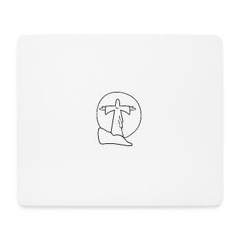 CORCOVADO STATUS VON JESUS BRASILIEN Geschenkidee - Mousepad (Querformat) - Weiß - Vorne