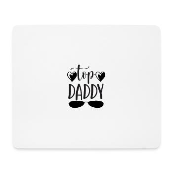 Top Daddy - Mousepad (Querformat) - Weiß - Vorne