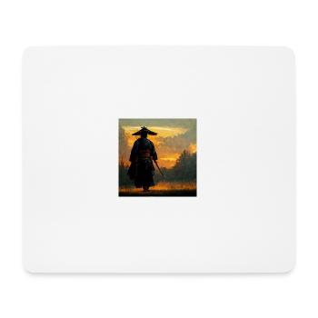 Samurai - Tapis de souris (format paysage) - blanc - Devant