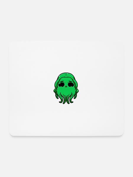 Kawaii Cthulhu - Mouse Pad (horizontal) - white