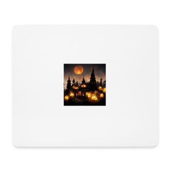 Halloween House - Tapis de souris (format paysage) - blanc - Devant