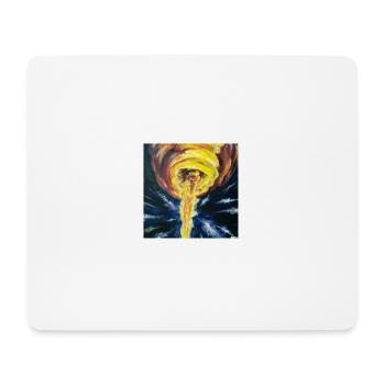 Tornade de feu - Tapis de souris (format paysage) - blanc - Devant