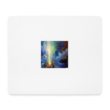 Weissen Loch im Weltraum - Mousepad (Querformat) - Weiß - Vorne
