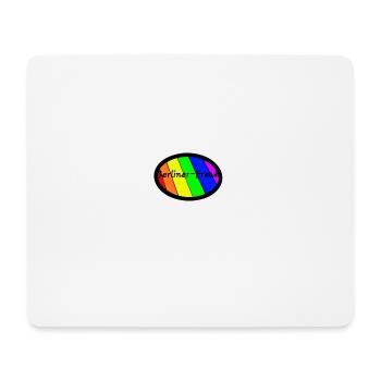 BERLINER-FREAK Logo - Mousepad (Querformat) - Weiß - Vorne