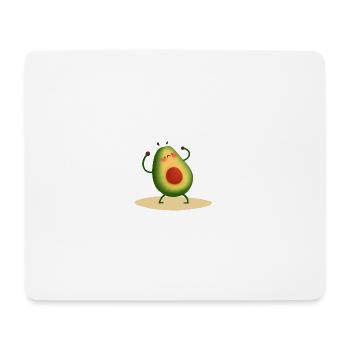 Avocat fort super mignon - Tapis de souris (format paysage) - blanc - Devant