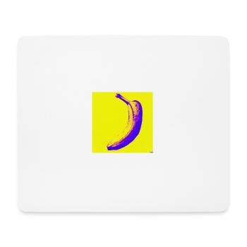 Pruple/Yellow Banana - Mousepad (Querformat) - Weiß - Vorne