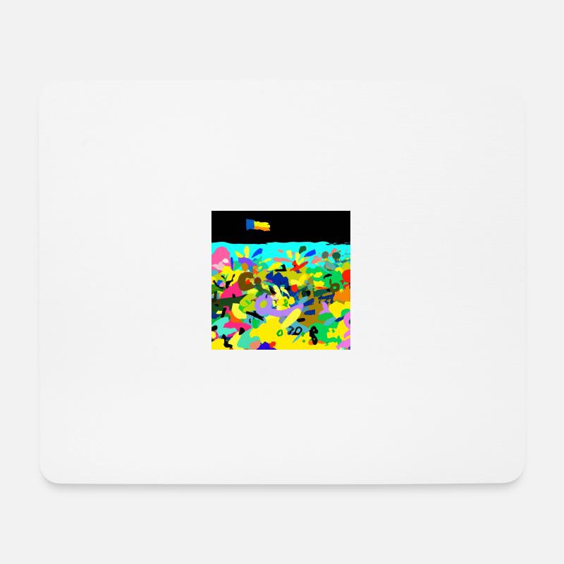 war in ukraine - Mousepad (Querformat) - Weiß