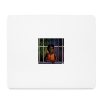 black child in prison - Mouse Pad (horizontal) - white - Front