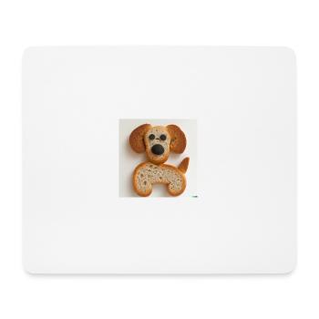 A Dog Made of bread - Mouse Pad (horizontal) - white - Front