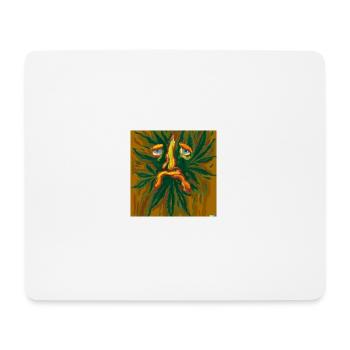 Muncannabis - Mousepad (Querformat) - Weiß - Vorne