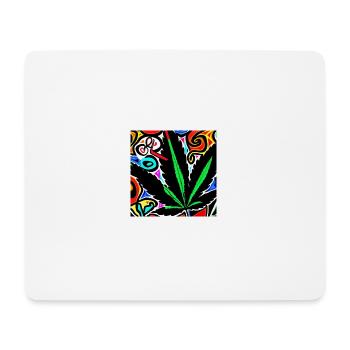 Ganjart - Mousepad (Querformat) - Weiß - Vorne